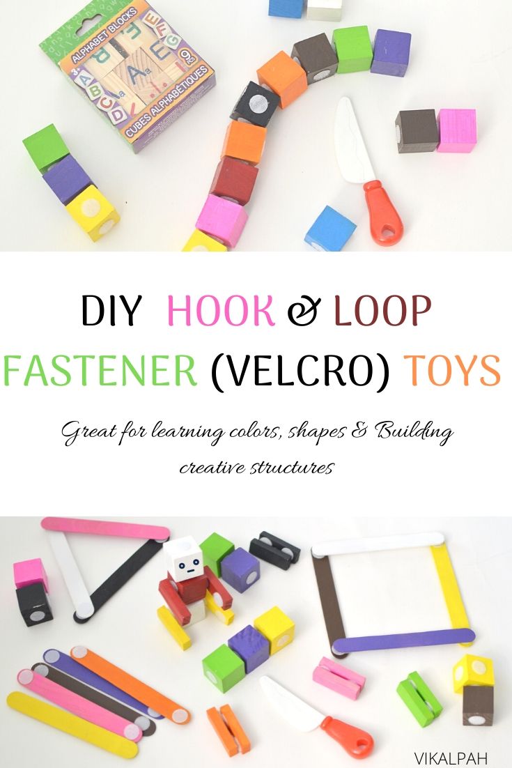 Velcro toys top for toddlers